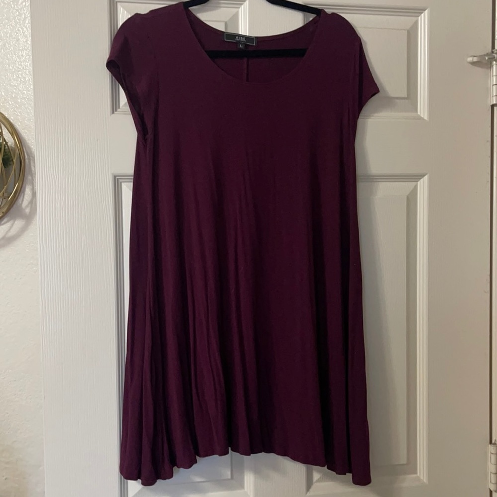 Mauve colored dress